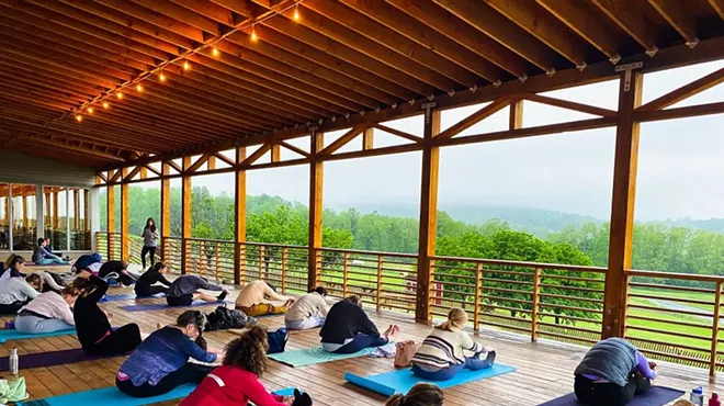 Image: Farm Yoga at Fishkill Farms