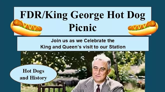 Image: FDR/KING GEORGE HOT DOG PICNIC
