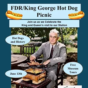 Image: FDR/KING GEORGE HOT DOG PICNIC