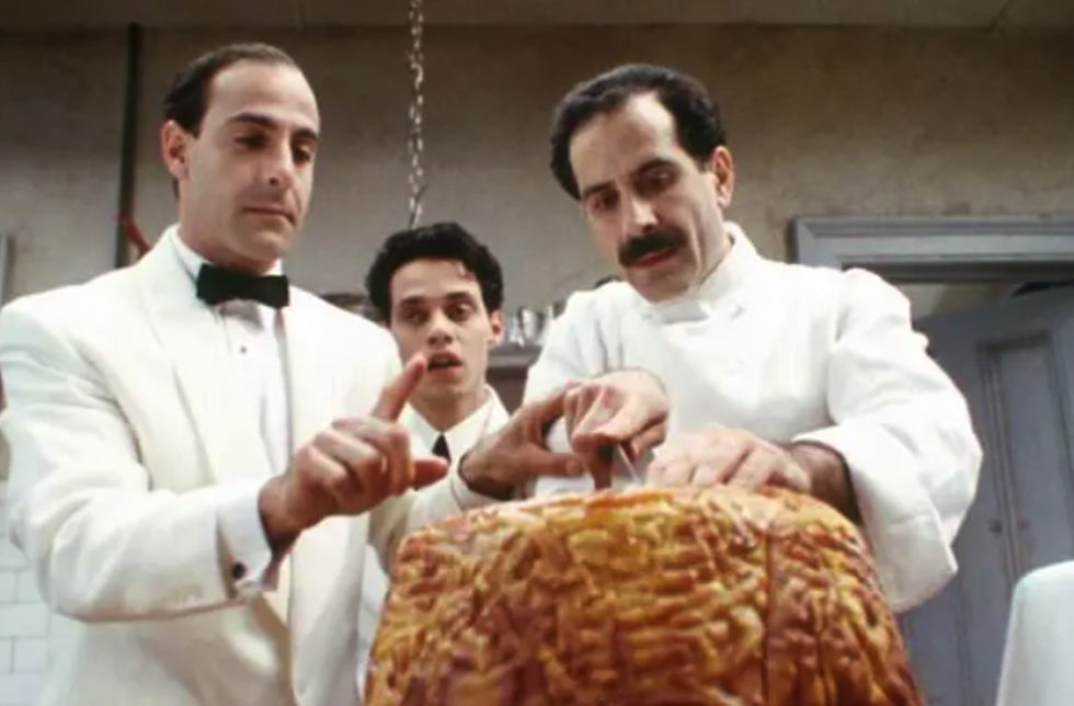 Stanley Tucci and Tony Shaloub in Big Night.
