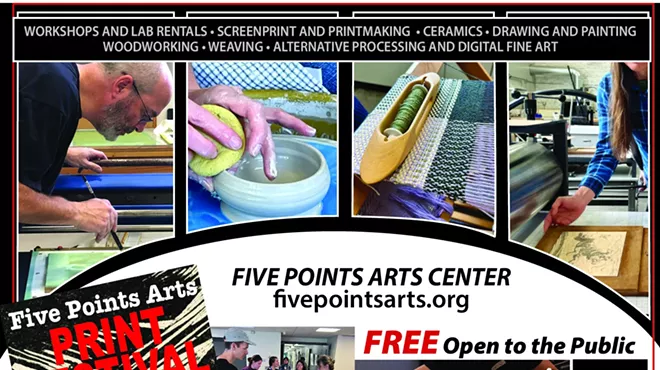 Image: Five Points Arts Print Festival featuring Big Ink
