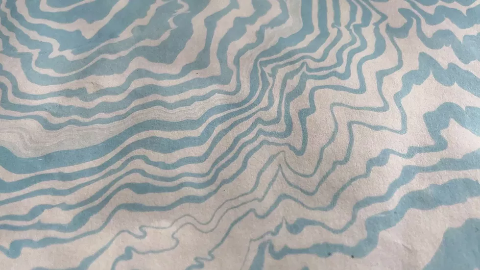 Suminagashi paper marbling