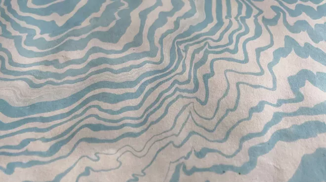 Image: Floating Ink &ndash; Suminagashi Marbling