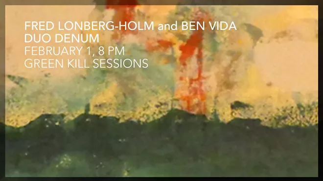 Image: Fred Lonberg-Holm & Ben Vida + Duo Denum (cello/electronics/violin improv)