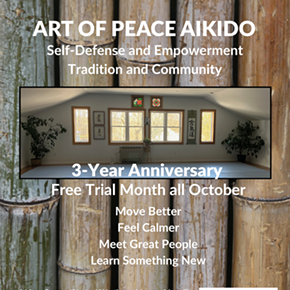 Image: FREE AIKIDO CLASSES for the ENTIRE MONTH of OCTOBER!