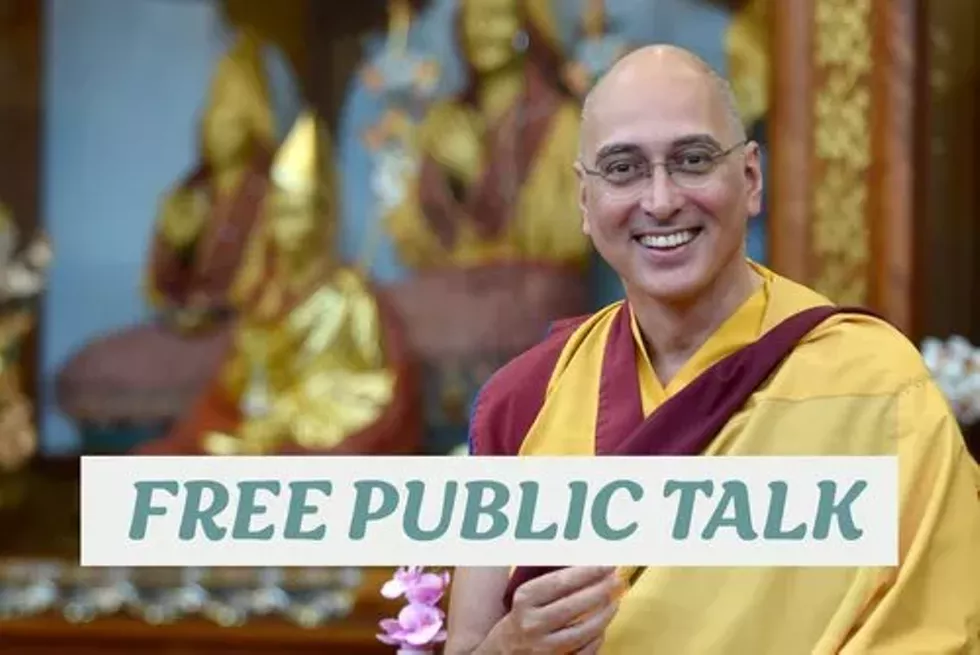 Buddhist Monk Gen Samten Kelsang