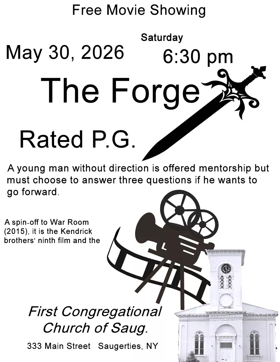 The Forge flyer