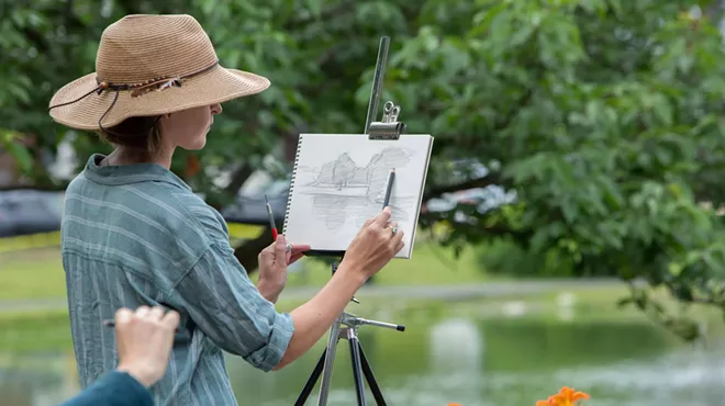 Image: FREE Plein Air Sketching Workshop with "Arts In The Park!"