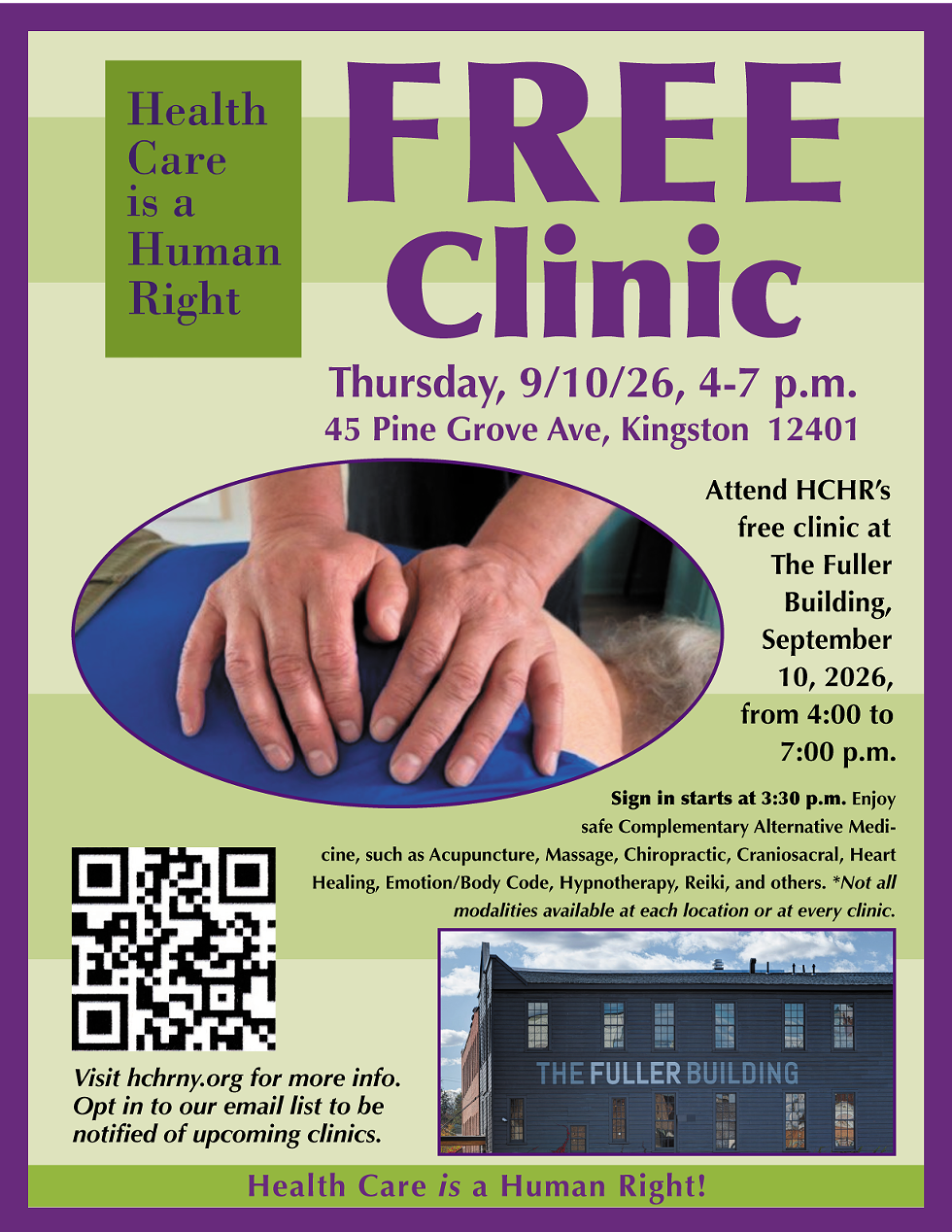 HCHRNY Clinic Flyer