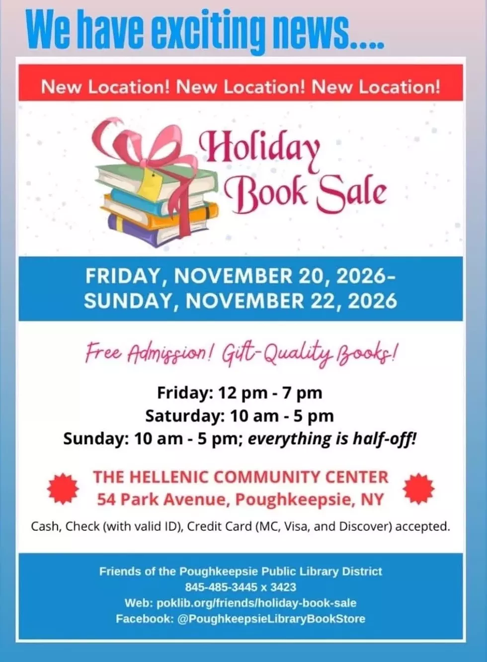 Friends' Holiday Book Sale