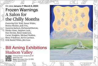 Frozen Warnings, A Salon for the Chilly Months- On view January 7-March 5, 2023