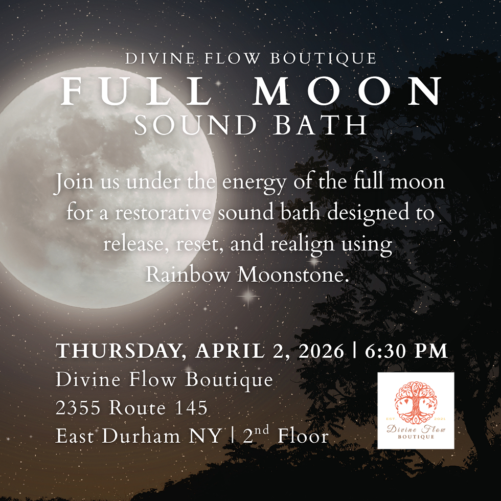 Full Moon Sound Bath with Rainbow Moonstone