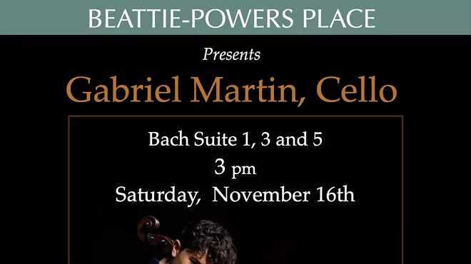 Image: Gabriel Martin, Cello Bach Suite 1, 3 & 5