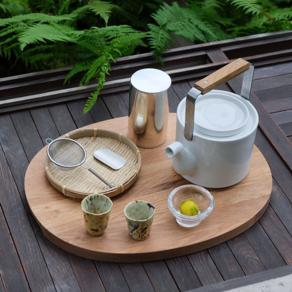 Tea at the Tea House in Mary's Meadow