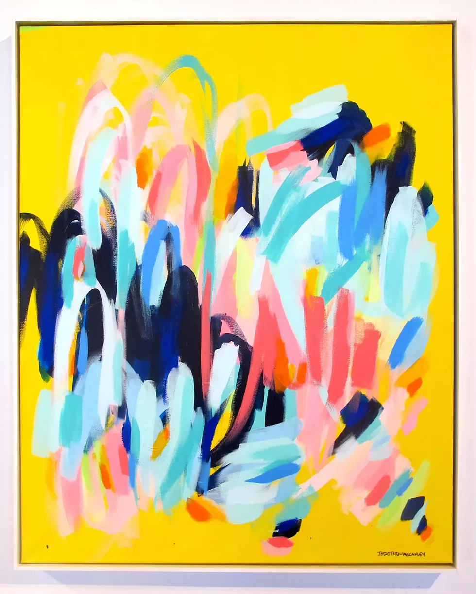 You Are My Sunshine, 2025. Acrylic on canvas, 30&rdquo; x 24&rdquo;