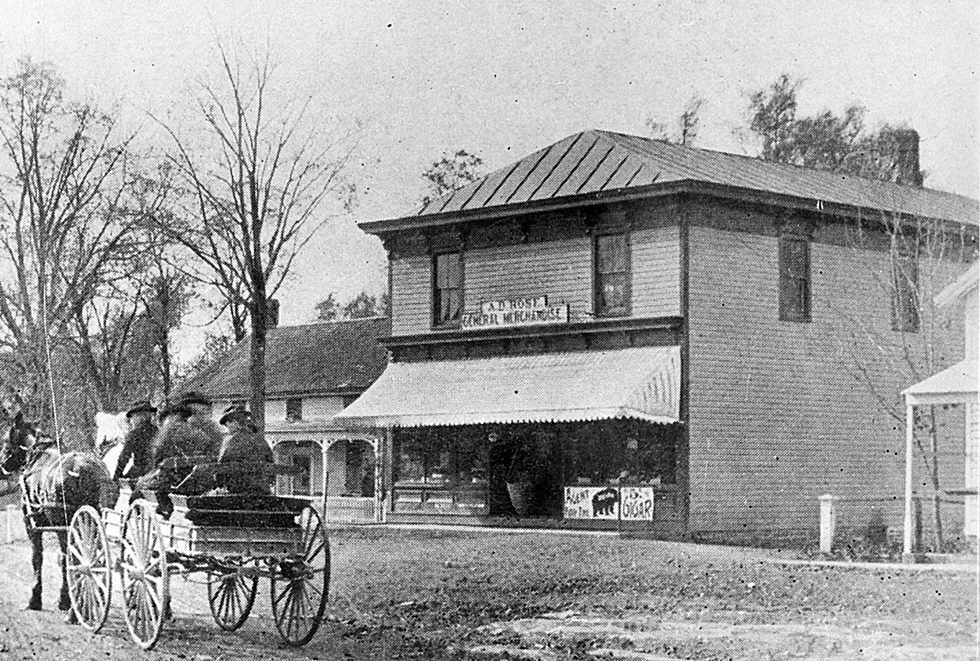Arriving At Rose's Store