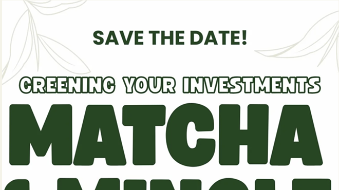 Image: Greening Your Investments: Matcha and Mingle
