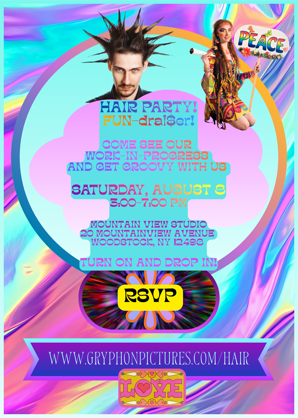 HAIR Buzz Party Invite