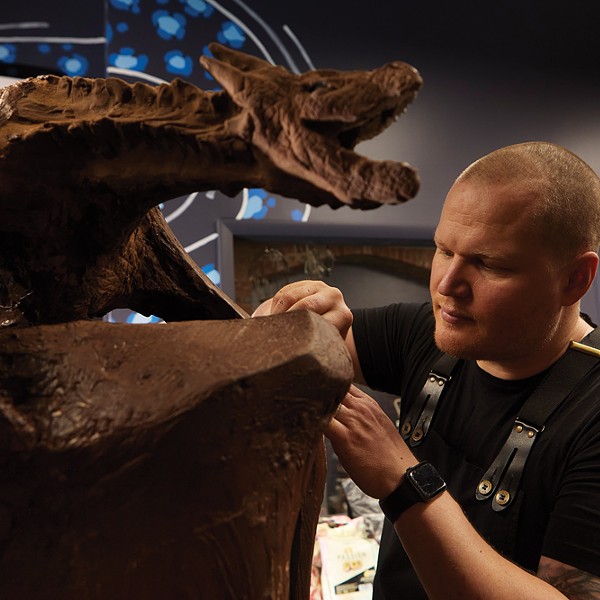 Håkan Mårtensson Crafts Chocolate Works of Art in Beacon