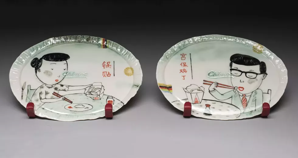 Beth Lo, "Chi-not Series Mama Baba" porcelain