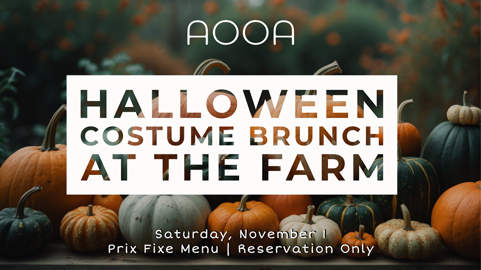 Halloween Costume Brunch at AOOA Farm