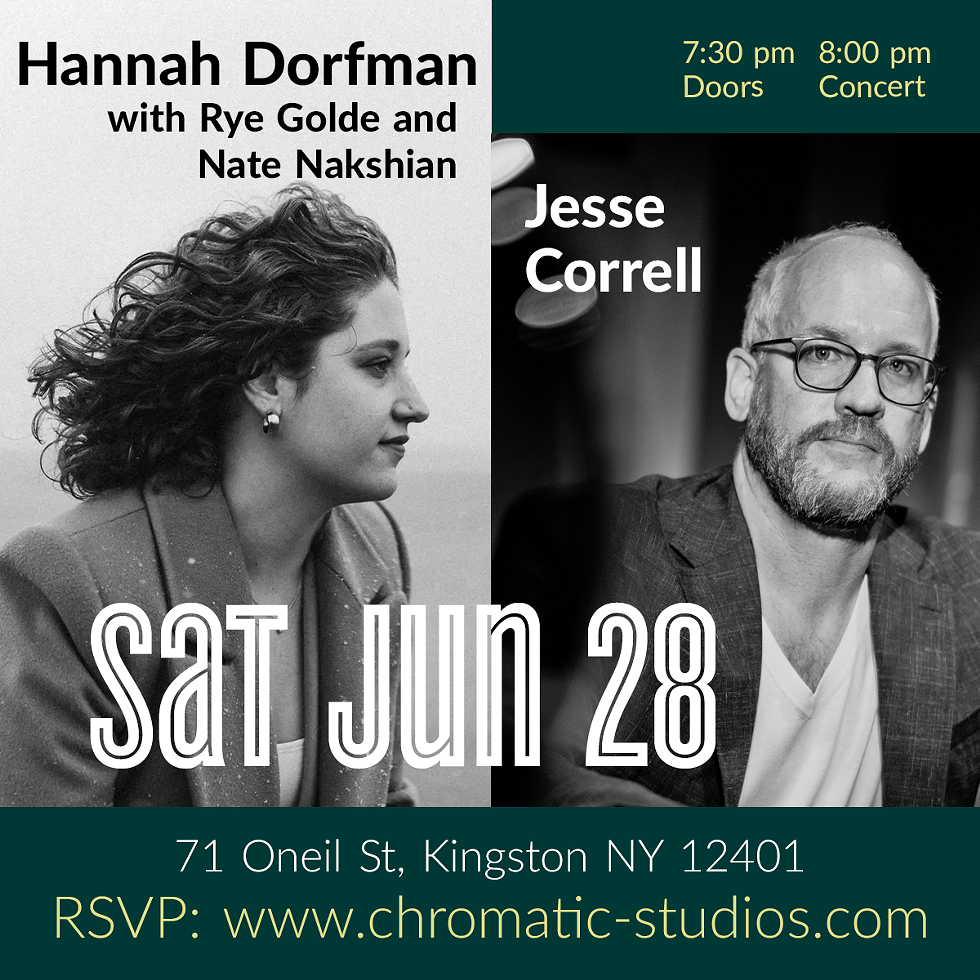 Hannah Dorfman and Jesse Correll