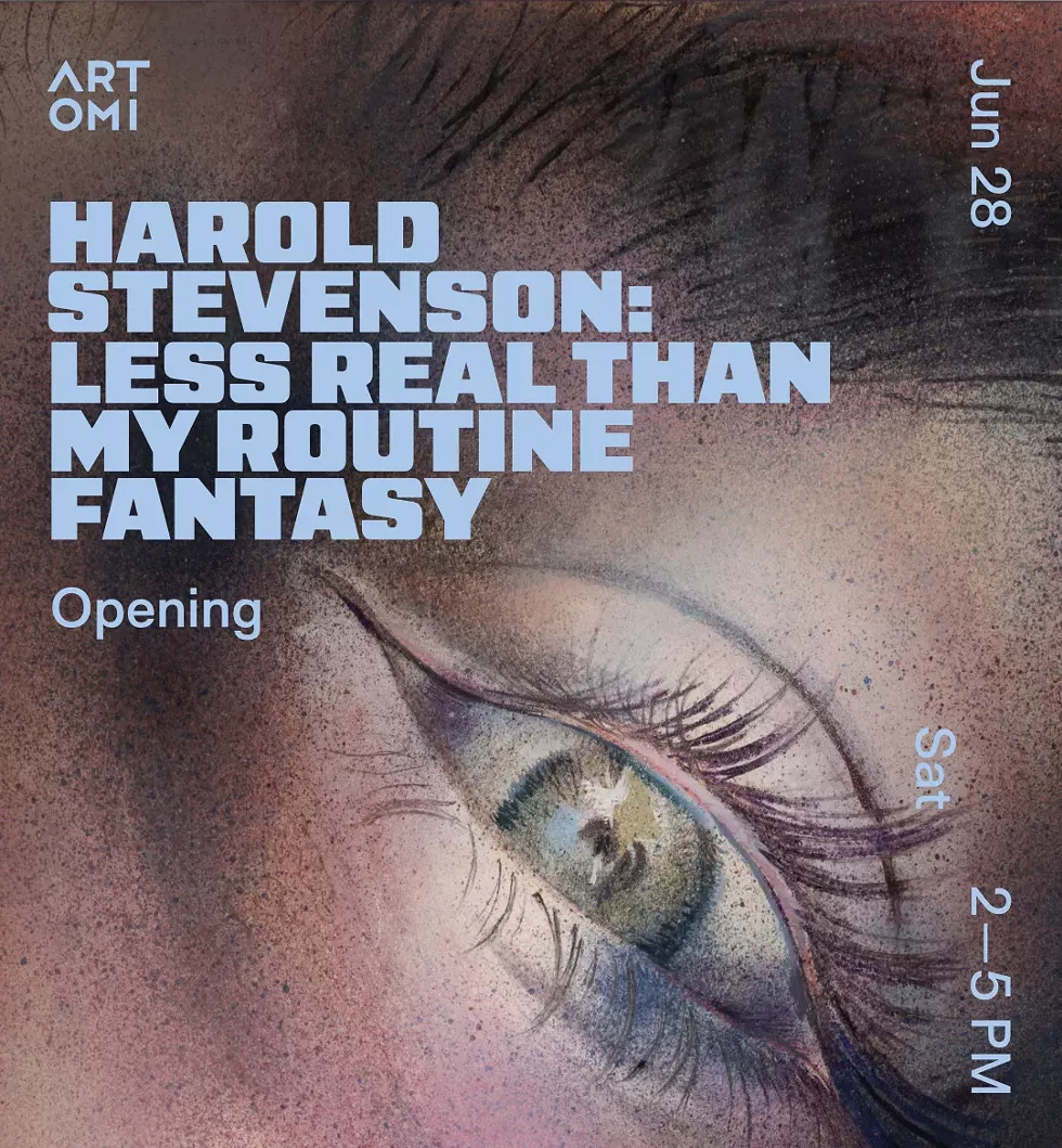 Zoomed in photo of Harold Stevenson painting
