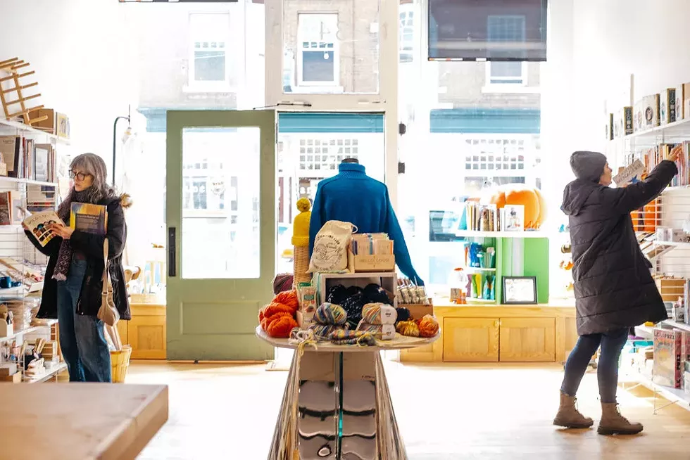 Books, yarn, looms, and more