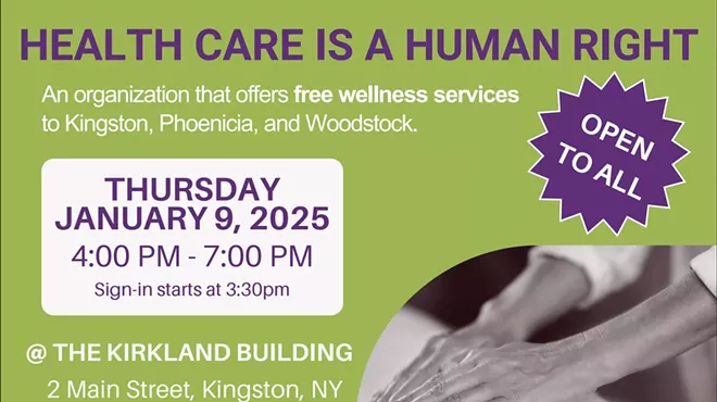 Image: Health Care Is A Human Right - Free Wellness Services (Kingston)
