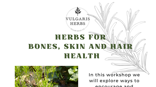 Image: Herbs for Bone, Skin and Hair Health, $45