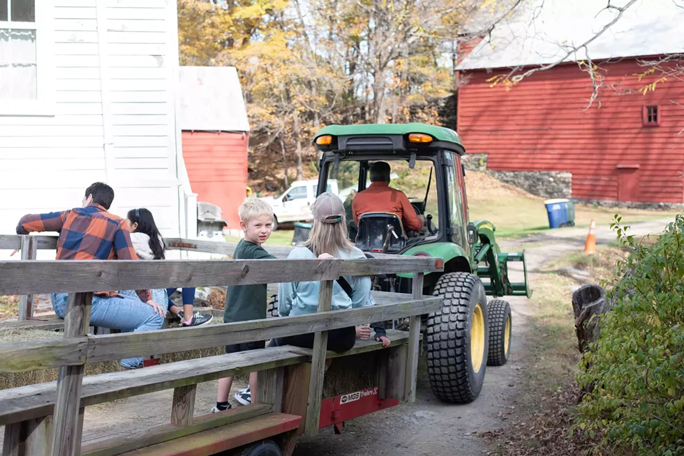 A hayride at Primrose Hill Farm