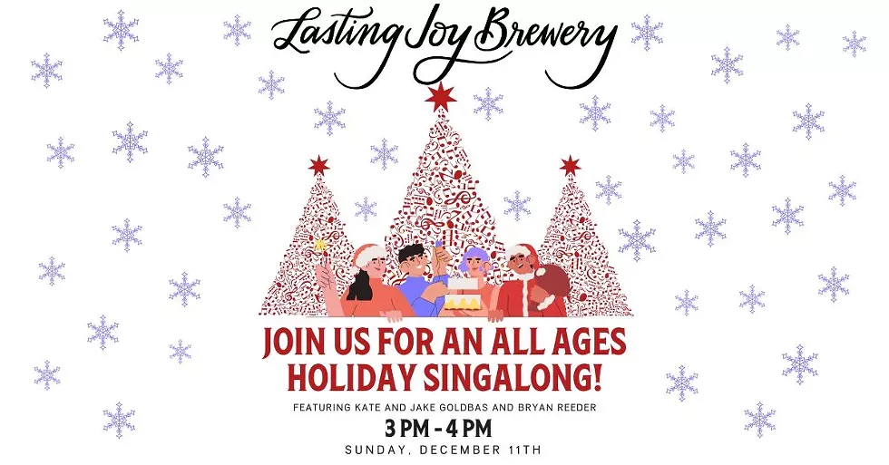 Holiday Singalong, Sunday, December 11th 3-4pm