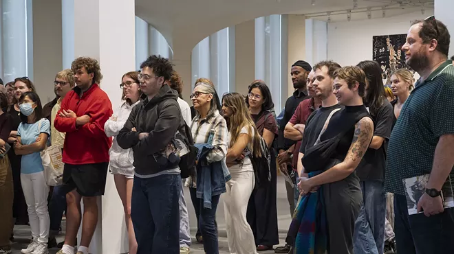 Image: Homecoming Weekend Exhibition Tour at the University Art Museum