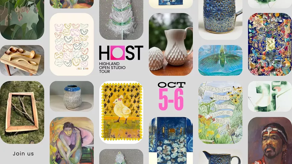 HOST - HIGHLAND OPEN STUDIO ART & MAKERS TOUR 2024 Oct. 5-OCT. 6