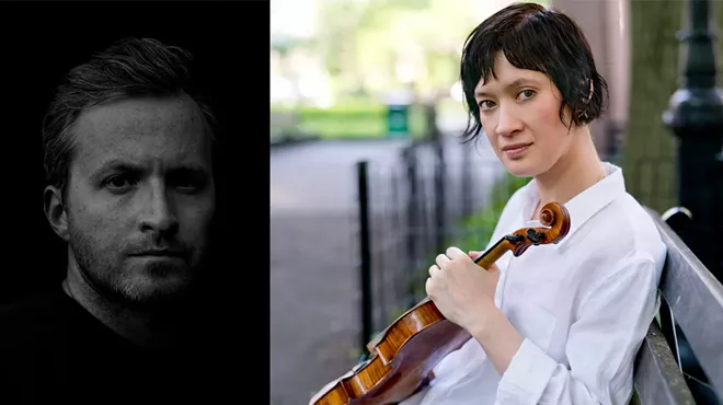 Image: HOUSE BLEND III: Miranda Cuckson and Conor Hanick