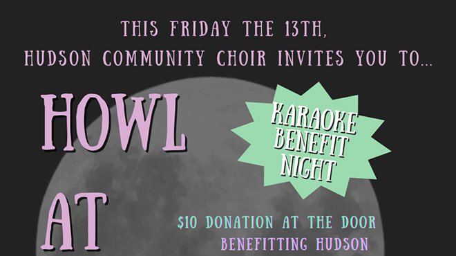 Image: HOWL AT THE MOON: A Karaoke Benefit Night for Hudson Community Choir