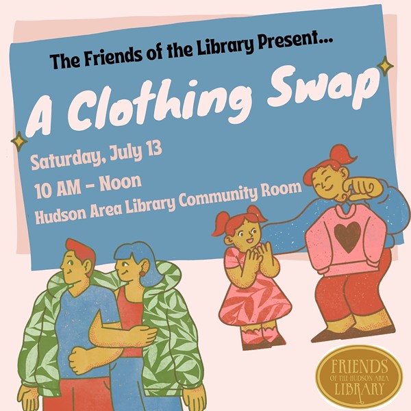 Hudson Area Library Hosts 2nd Annual Community Clothing Swap
