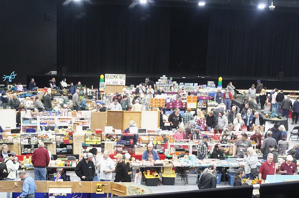 The crowd at the 2024 Train Show
