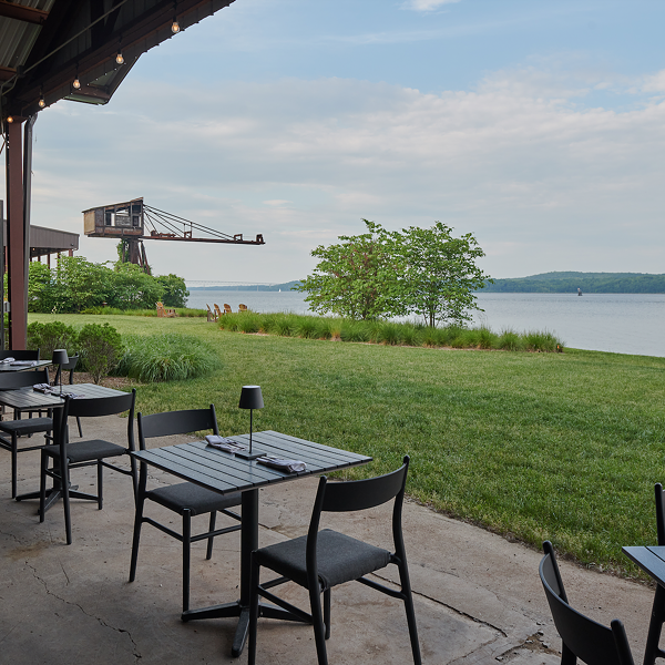 Hutton Brickyard's River Pavilion Offers Hudson Views & Simple Sophisticated Fare