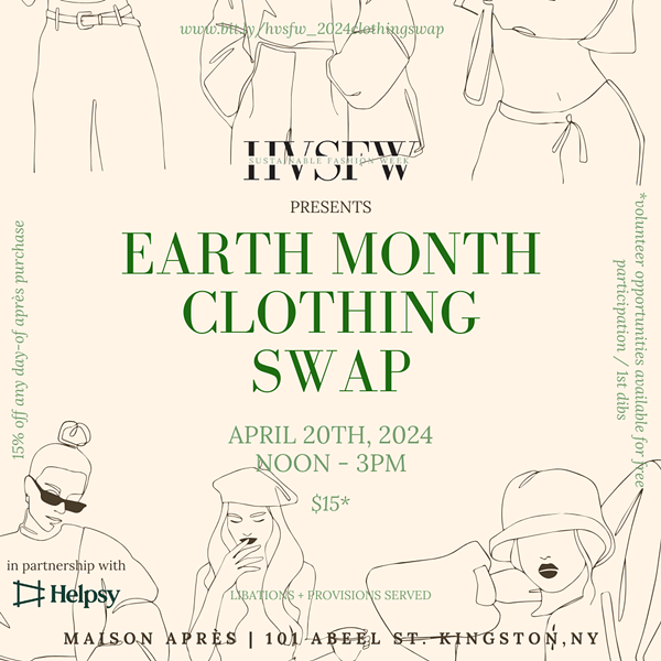 HV Sustainable Fashion Week Earth Month Clothing Swap