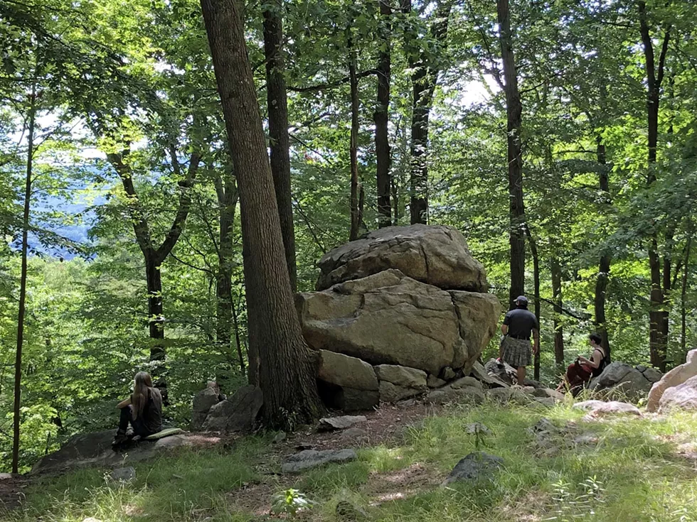 Guests in Manitoga's Landscape
