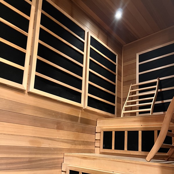 Relax and detox in our infrared sauna!