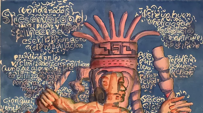 Image: Inspired by Paracas Tapestries, Nestor Madalengoitia creates