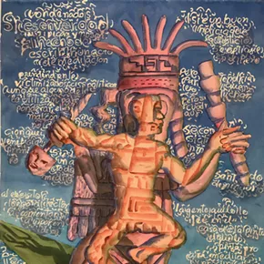 Image: Inspired by Paracas Tapestries, Nestor Madalengoitia creates