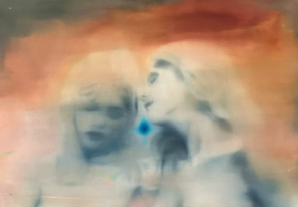 Laura Bochet "Devotion 1" (detail), 2025. Oil on canvas. 40 x 30 inches.