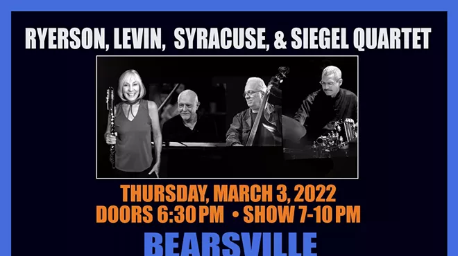 Image: Jazz Dinner at Bearsville Theater with Ryerson, Levin, Syracuse & Siegel Quartet