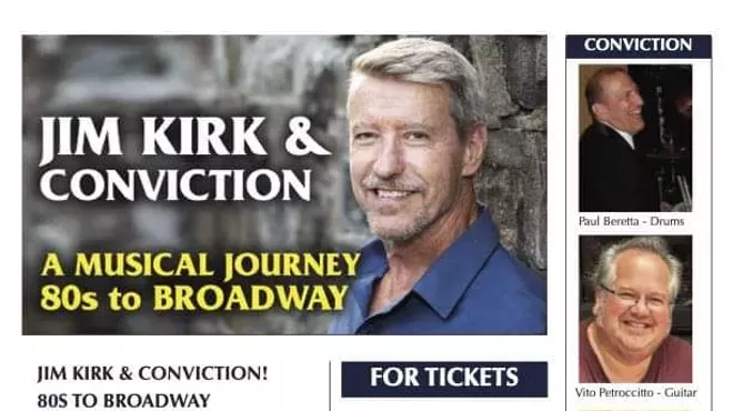 Image: Jim Kirk & Conviction A Musical Journey 80's To Broadway