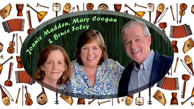 Image: Joanie Madden, Mary Coogan and Bruce Foley from Cherish the Ladies at TCCC
