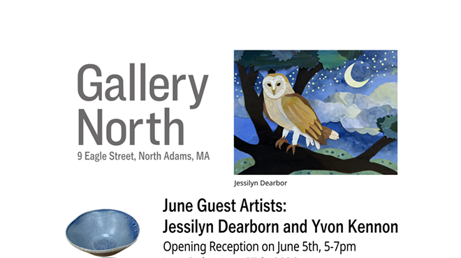 Image: June 5th Opening Reception with Guest Artists Jessilyn Dearborn and Yvon Kennon