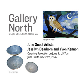 Image: June 5th Opening Reception with Guest Artists Jessilyn Dearborn and Yvon Kennon